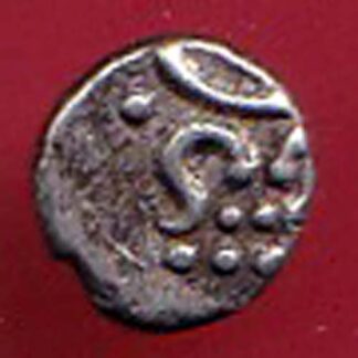 TRAVANCORE STATE RAJARAM VERMA IV SILVER CHUKRAM COIN  – f8759