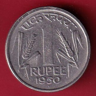 Government of India 1950 one rupee coin :- FC7537