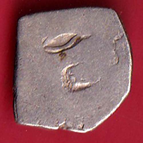 ANCIENT INDIA MAURYAN PERIOD ANIMAL STANDING MAGADH DYNASTY SILVER PUNCHMARK – FC7820 - Image 2