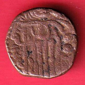 ANCIENT INDIA RAJA RAJ CHOLA CHOLA DYNASTY OCTOPUS MAN COIN– F9000