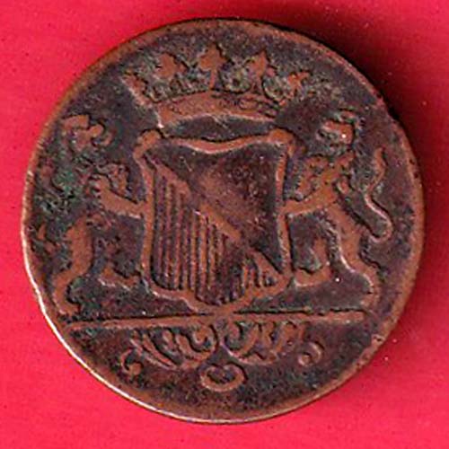 Netherlands East Indies 1755 VOC Duit Coin– F9003 - Image 2