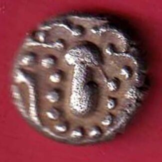 ANCIENT INDIA GADHAYA DYNASTY KING PORTRAIT COIN– F9007