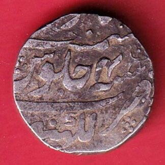 MUGHALS AURANGZEB SURAT MINT RY 29 ONE RUPEE SILVER COIN-F9027