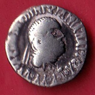 Indo-Greek Kingdom Apollodotus II 1 Drachma SILVER coin-F9038