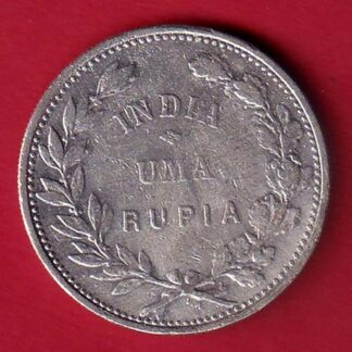 Portuguese India Uma rupee 1912 BEAUTIFUL SILVER COIN-F9041