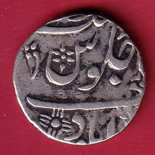 BOMBAY PRESIDENCY INO AKBARSHAH AHMEDABAD MINT ONE RUPEE SILVER COIN-F9045 - Image 2