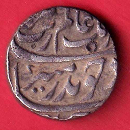 Aurangzeb Katak Mint RY47 One Rupee SILVER COIN-F9094 - Image 2