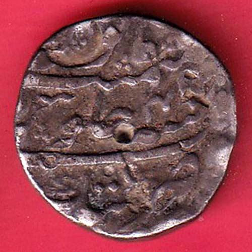 MUGAHLS AIRANGZEB TATTA MINT ONE RUPEE SILVER COIN - FC7854 - Image 2