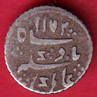 Madras Presidency 1/16 Rupee ah 1172 / ry 6 Weight –0.71 gm Alamgir II beautiful silver coin – FC7860