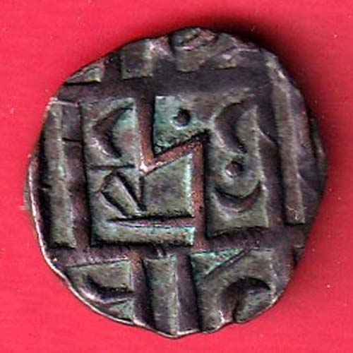 BHUTAN DEB HALF DEB RARE COPPER COIN– FC7879 - Image 2