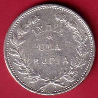 “UNC’ Portuguese India Uma rupee 1912 BEAUTIFUL SILVER COIN– FC8015