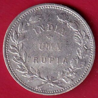 “UNC’ Portuguese India Uma rupee 1912 BEAUTIFUL SILVER COIN– FC8055