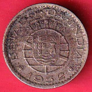 Portuguese India 1952 1/4 RUPIA –fc8402