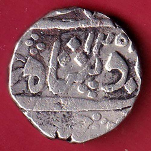 BARODA STATE ONE RUPEE SILVER COIN- f9152 - Image 2