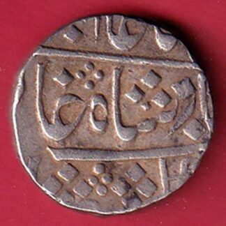 KARAULI INO. SHAH ALAM II MANAK PAL 1772AD RY18 ONE RUPEE SILVER COIN –F9200