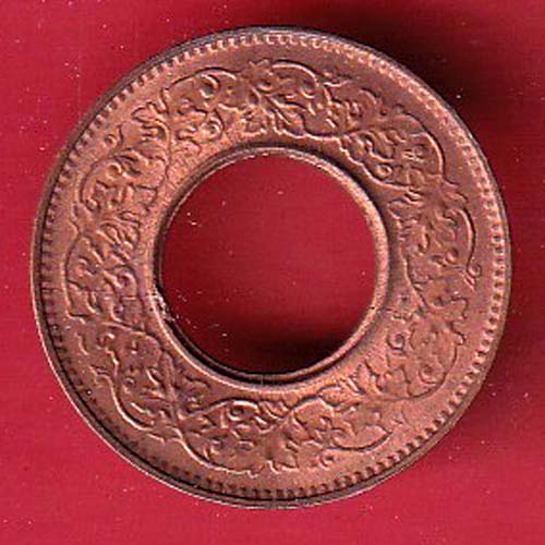 British India 1944 Lahor mint One Pice copper coin –F9206 - Image 2