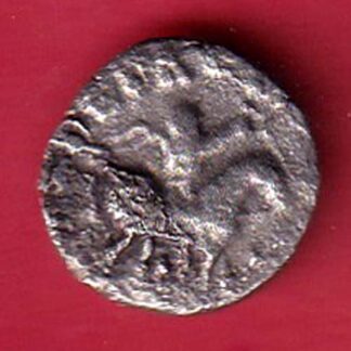 Indo-Scythian Kingdom 1 Drachm – Azes II ,58 BC – 12 BC,silver coin  –f9231