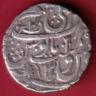 awadh state ry 35 ino shah alam ii ASAF - UD- DAULA  gita bareli mint one rupee silver coin - FC8220