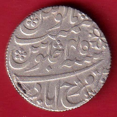 BENGAL PRESIDENCY INO SHAH ALAM II FARRUKHABAD MINT ONE RUPEE SILVER COIN–FC8255