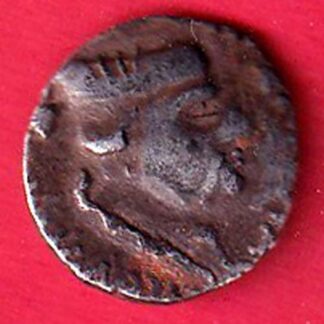 ANCIENT INDIA NAHAPAN DYNESTY KINGS PORTRAIT SILVER COIN  –FC8294