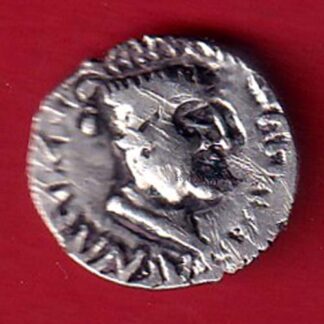 ANCIENT INDIA NAHAPAN DYNESTY KINGS PORTRAIT SILVER COIN– FC8369