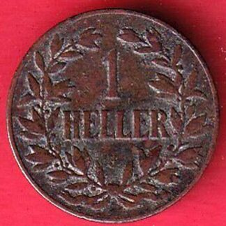Deutsch Ostafrika 1904 ONE Heller copper coin – F9442