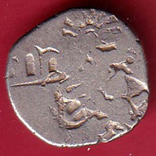 ANCIENT INDIA MAURYAN PERIOD MAGADH DYNASTY SILVER PUNCHMARK – FC8457
