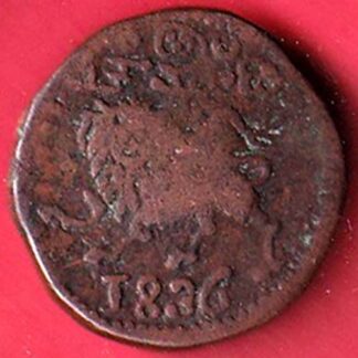 Mysore State Date 1838 Krishna Ray Waidyar 20 Cash – FC8464