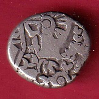 Hindushahia, kabul n gandhara silver drachma horseman - f9327