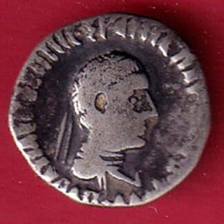 Indo-Greek Kingdom Apollodotus II 1 Drachma SILVER coin - f9328