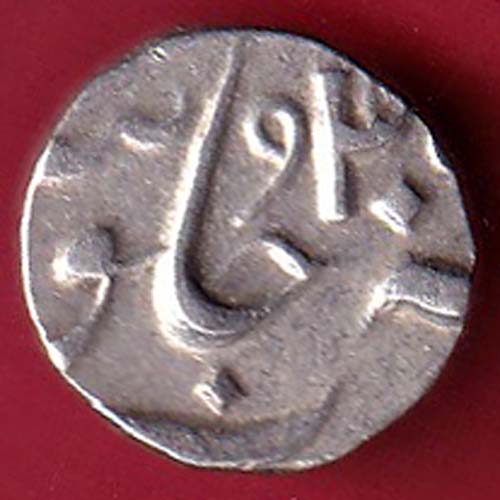 baroda state manaji half rupee silver coin–F9370