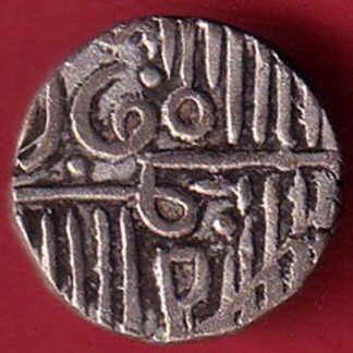 Nawanagar state shree jaamji HALF KORI SILVER COIN–F9373