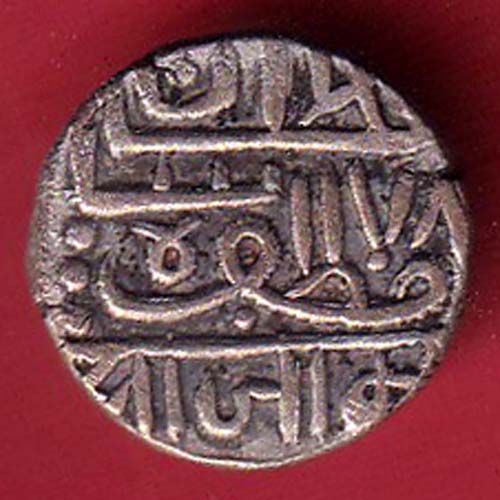 Nawanagar state shree jaamji HALF KORI SILVER COIN–F9373 - Image 2