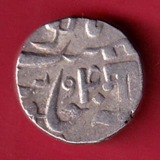 Baroda state Manaji Rao one rupee silver coin -f9398