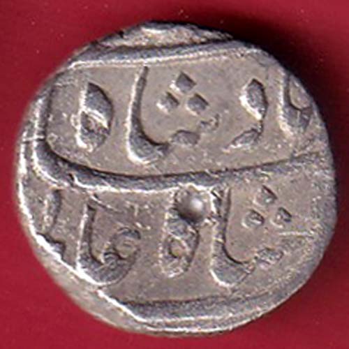 MUGHALS FARUKHSHIYAR SURAT MINT half RUPEE – f9414 - Image 2