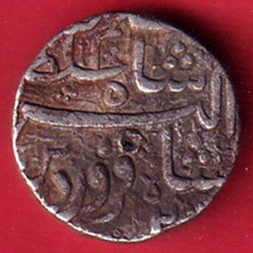 Mughals Jahangir As Salim Ahmedabad Mint One Rupee silver coin– f9415 - Image 2