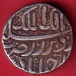 Mughals Jahangir As Salim Ahmedabad Mint One Rupee silver coin– f9415