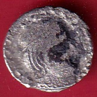 ancient india ishwar dutta beautiful silver coin – f9421