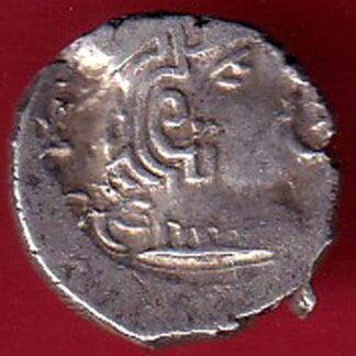 Ancient India Kshtrap Dynasty Kings Portrait Silver Coin–f9424