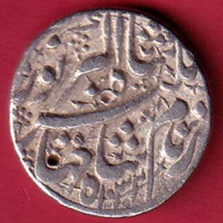 mughals jahangir lahore mint one rupee silver coin –f9425