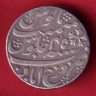 BENGAL PRESIDENCY INO SHAH ALAM II FARRUKHABAD MINT ONE RUPEE SILVER COIN – F9461