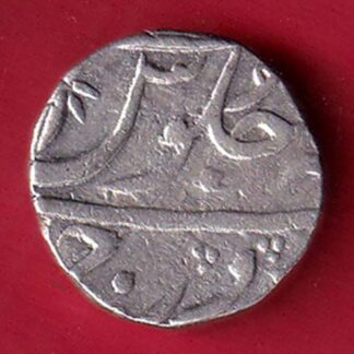 nawab of bharuch “BHARUCH MINT” one rupee beautiful silver coin - f9472