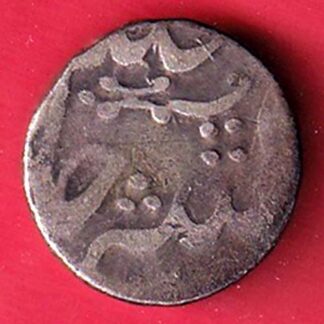 Hyderabad  state one rupee silver coin– F9515