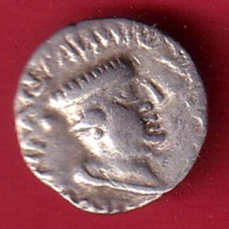 ANCIENT INDIA NAHAPAN DYNESTY KINGS PORTRAIT SILVER COIN –FC8478