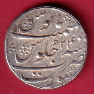 mughals ah 1091/ ry 24 aurnagzeb surat mint one rupee silver coin – FC8496