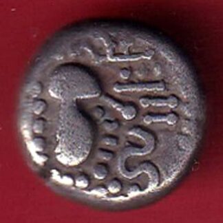 ANCIENT INDIA GADHAYA DYNASTY KING PORTRAIT COIN –FC8531