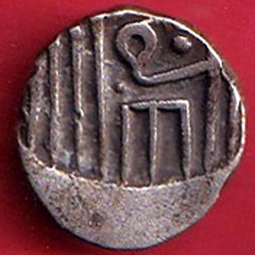 Nawanagar state shree jaamji HALF KORI SILVER COIN- FC8547 - Image 2