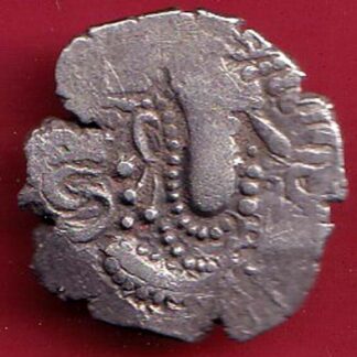 ANCIENT INDIA GADHAYA DYNASTY KING PORTRAIT COIN  - FC8578