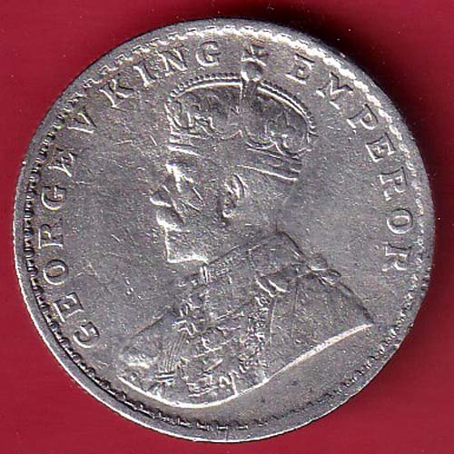 British India 1911 bombay mint George v one Rupee silver coin – FC8581 - Image 2
