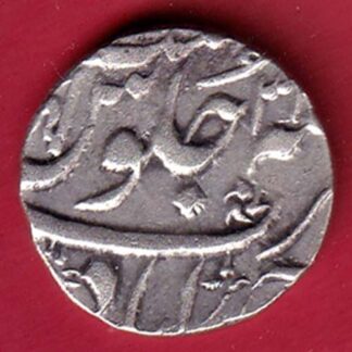 Maratha confederacy INO shah Alam II Ahmedabad Mint NAGRI “GA” Ankushi mark One rupee silver coin - FC8696
